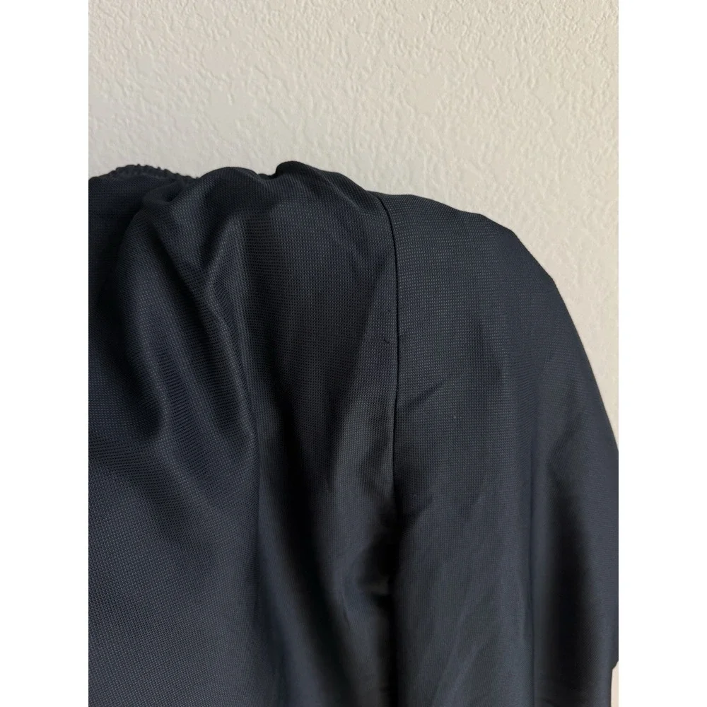 Kappa Men's L Black Nylon Windbreaker Pants Track Techwear Gorpcore Toggle Cuff